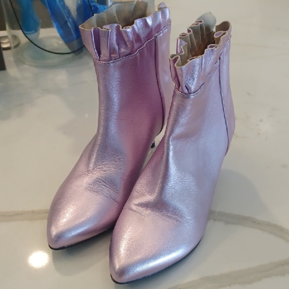 Emma Go Made In Spain Leather Women's Sz 36 Ankle Boots